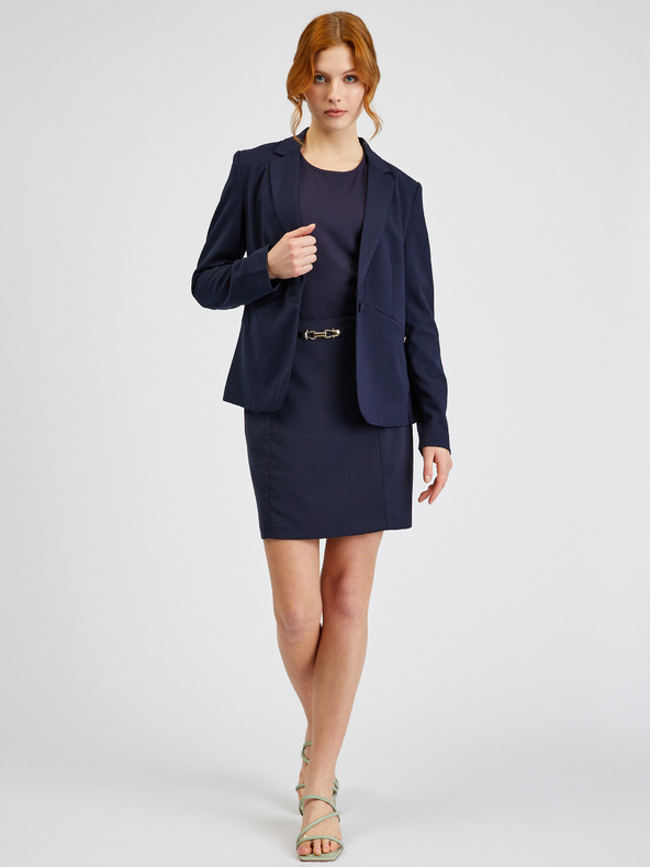 Orsay Γυναικεία φούστα ORSAY σκούρο μπλε