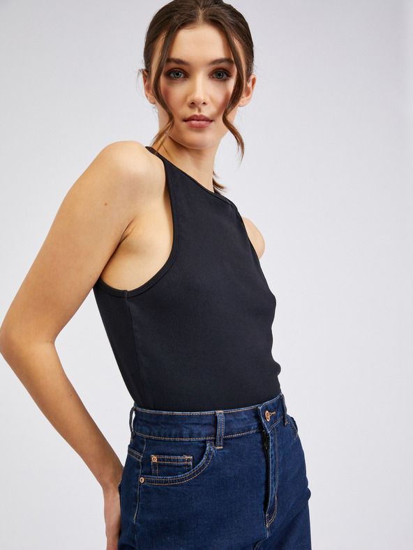 Orsay Σκούρο μπλε γυναικεία φούστα από τζιν χωρίς μανίκια ORSAY