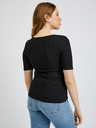 Orsay Μαύρο γυναικείο μπλουζάκι ORSAY