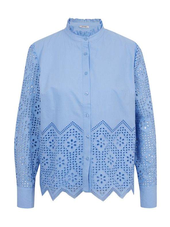 Orsay Γυναικεία γαλάζια μπλούζα με διακοσμητικές λεπτομέρειες ORSAY