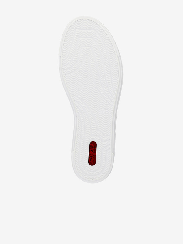 Rieker Λευκά γυναικεία slip on παπούτσια Rieker