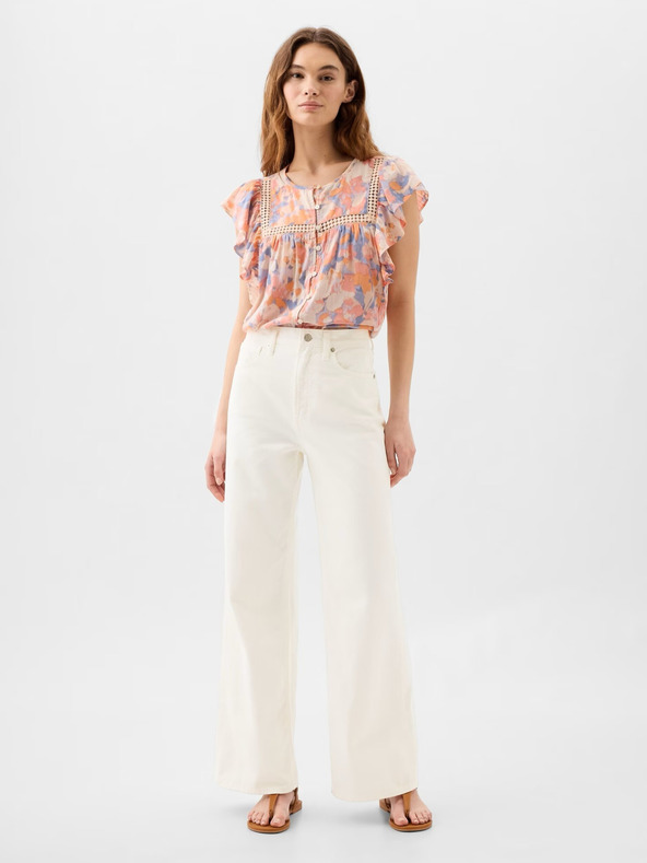 GAP Τζιν Wide Leg Υψηλής Μέσης GAP