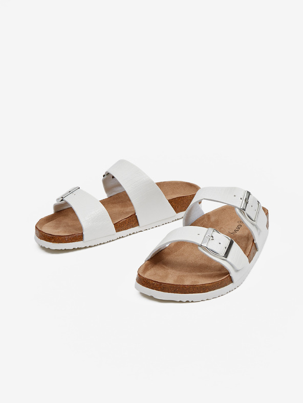 Orsay Λευκές γυναικείες παντόφλες ORSAY