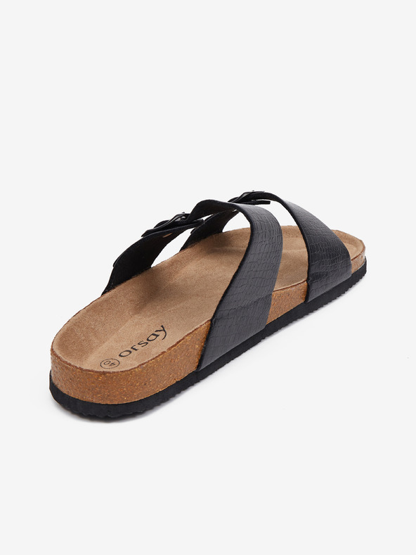 Orsay Μαύρες γυναικείες παντόφλες ORSAY