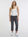 Sam 73 Γκρι γυναικείο τζιν τριών τετάρτων σε ίσια γραμμή SAM 73 Antonella
