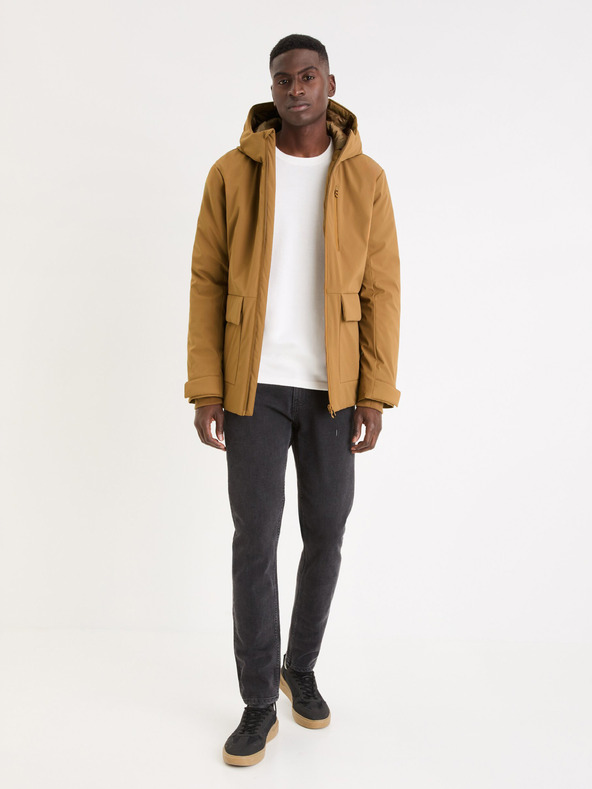 Celio Λευκό ανδρικό βασικό πουλόβερ Celio Gewells