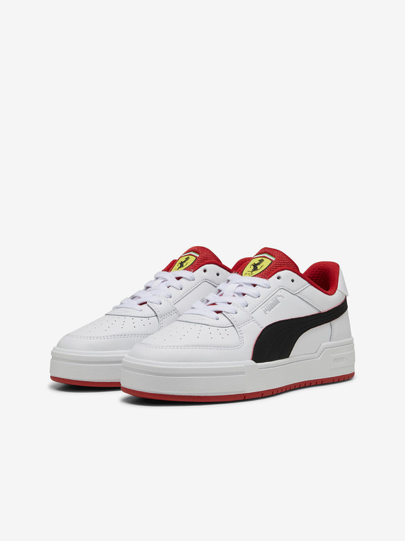 Puma Λευκά δερμάτινα αθλητικά παπούτσια Puma Ferrari CA Pro