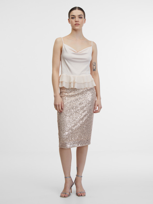 Orsay Μπεζ γυναικεία μπλούζα ORSAY