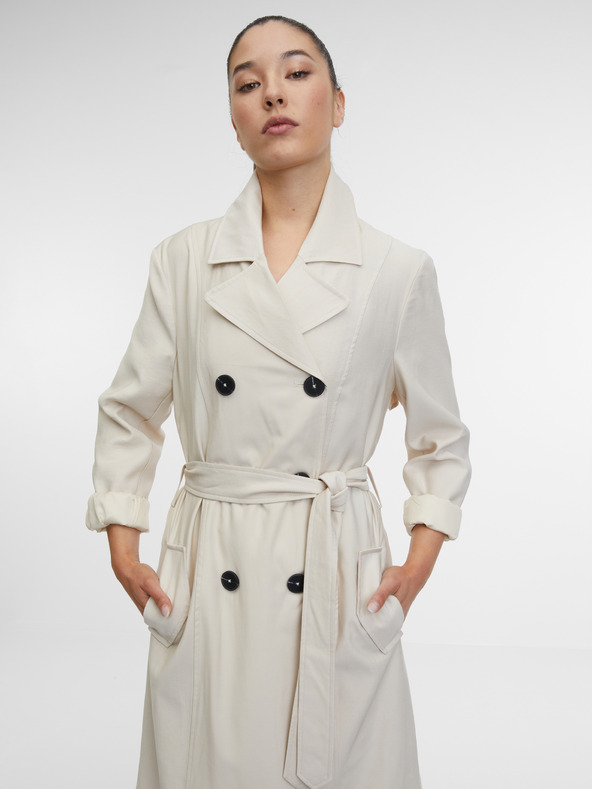 Orsay Beige women's trench coat ORSAY