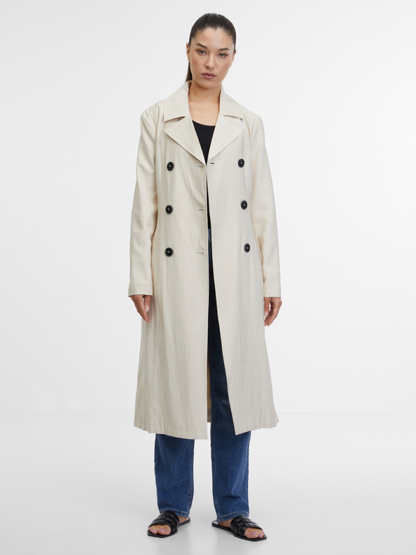 Orsay Beige women's trench coat ORSAY