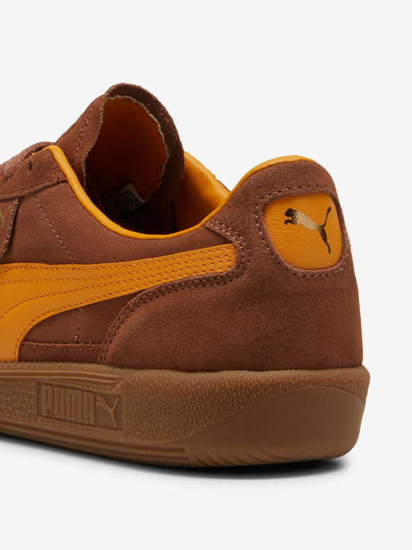 Puma Καφέ ανδρικά σουέτ sneakers Puma Palermo