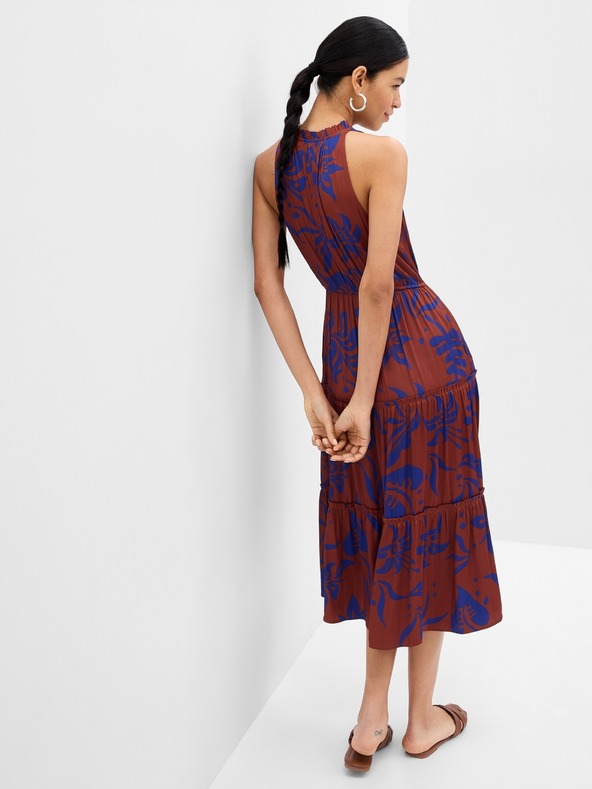 GAP Εμπριμέ midi φόρεμα GAP