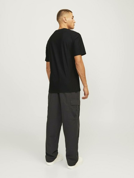 Jack & Jones Μαύρο ανδρικό T-Shirt Jack & Jones Aruba