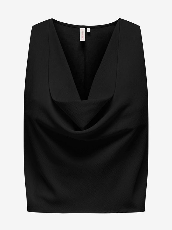 ONLY Μαύρη γυναικεία μπλούζα ΜΟΝΟ Mette