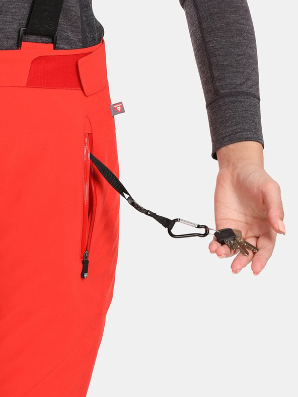 Kilpi Κόκκινο γυναικείο παντελόνι σκι Kilpi RAVEL