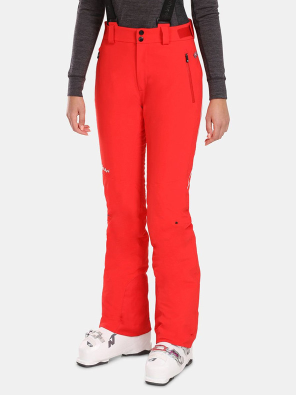 Kilpi Κόκκινο γυναικείο παντελόνι σκι Kilpi DAMPEZZO-W