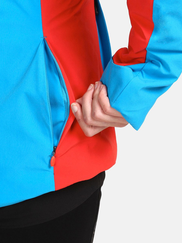 Kilpi Κόκκινο και μπλε γυναικείο μπουφάν σκι Kilpi DEXEN-W