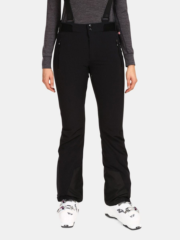 Kilpi Μαύρο γυναικείο παντελόνι σκι Kilpi RAVEL