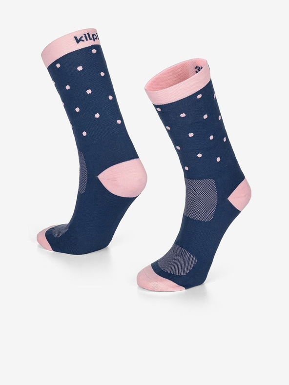 Kilpi Ροζ και μπλε unisex πουά κάλτσες Kilpi DOTS