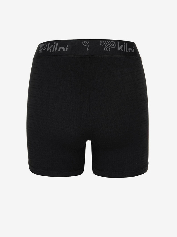 Kilpi Μαύρο γυναικείο κοντό αθλητικό κολάν Kilpi DOMINO