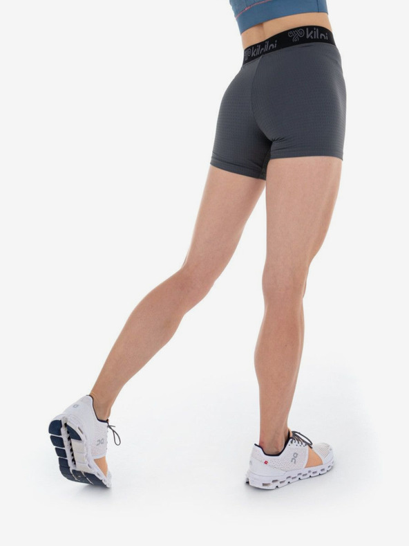 Kilpi Γκρι σκούρο γυναικείο κοντό αθλητικό κολάν Kilpi DOMINO