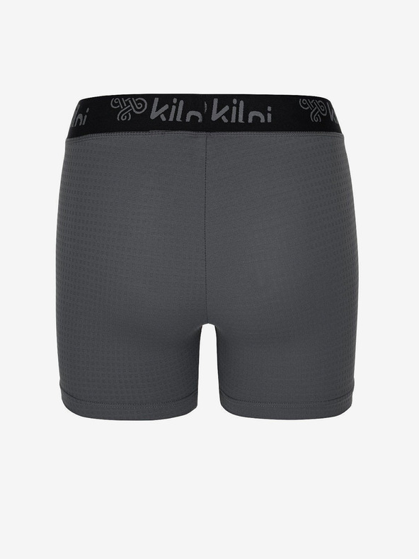 Kilpi Γκρι σκούρο γυναικείο κοντό αθλητικό κολάν Kilpi DOMINO