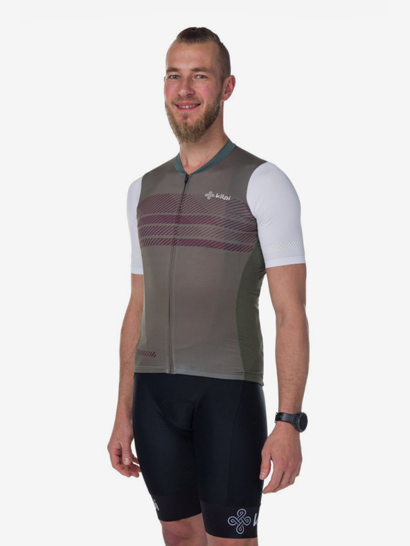 Kilpi Χακί ανδρική ποδηλατική φανέλα Kilpi ALVI