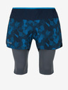 Kilpi Σκούρο μπλε ανδρικό σορτς τρεξίματος 2in1 με μοτίβο Kilpi BERGEN