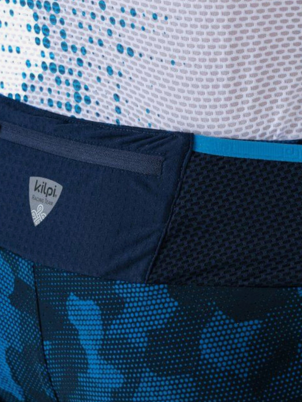 Kilpi Σκούρο μπλε ανδρικό σορτς τρεξίματος 2in1 με μοτίβο Kilpi BERGEN