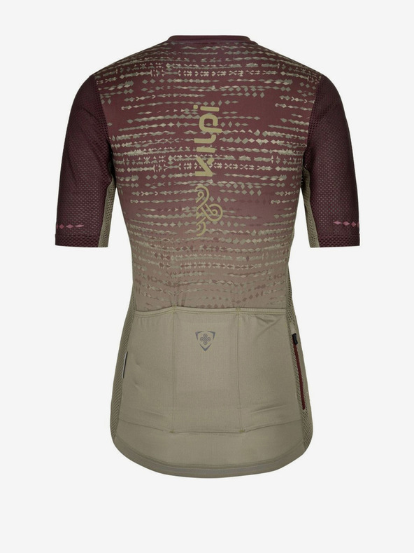 Kilpi Χακί και κρασί γυναικεία φανέλα ποδηλασίας Kilpi RITAEL-W