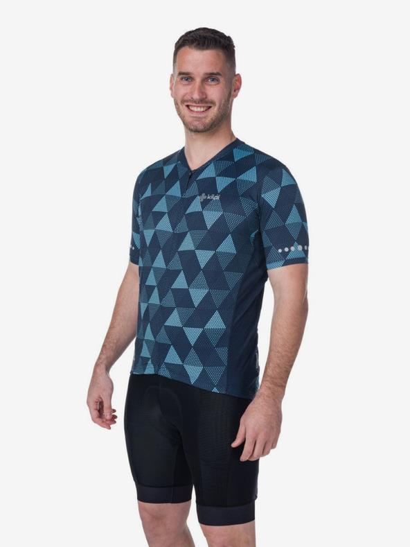 Kilpi Σκούρο μπλε ανδρική φανέλα ποδηλασίας με μοτίβο Kilpi SALETTA-M