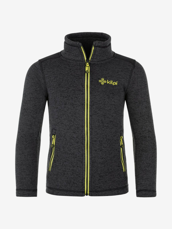 Kilpi Kilpi REGIN σκούρο γκρι παιδικό πουλόβερ με φερμουάρ