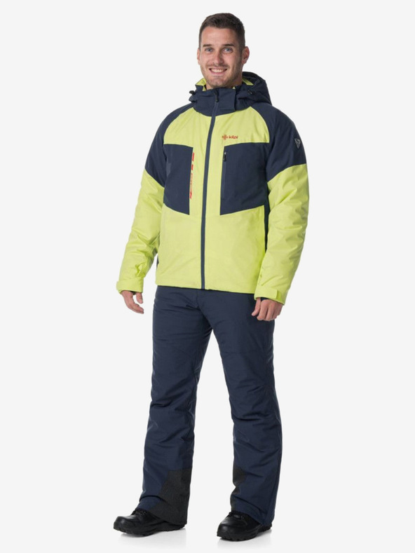 Kilpi Μαύρο ανδρικό παντελόνι σκι Kilpi MIMAS