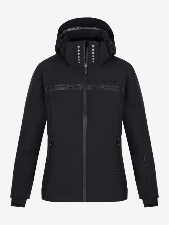 Kilpi Μαύρο γυναικείο χειμερινό μπουφάν σκι Kilpi HATTORI