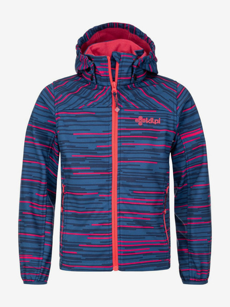 Kilpi Μπλε σακάκι softshell με σχέδια για κορίτσια Kilpi RAVIA