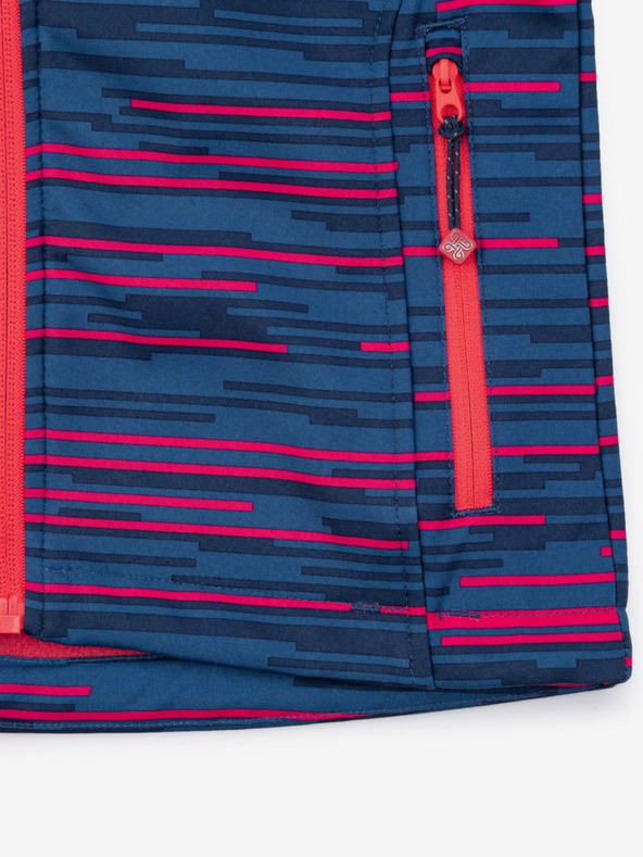 Kilpi Μπλε σακάκι softshell με σχέδια για κορίτσια Kilpi RAVIA