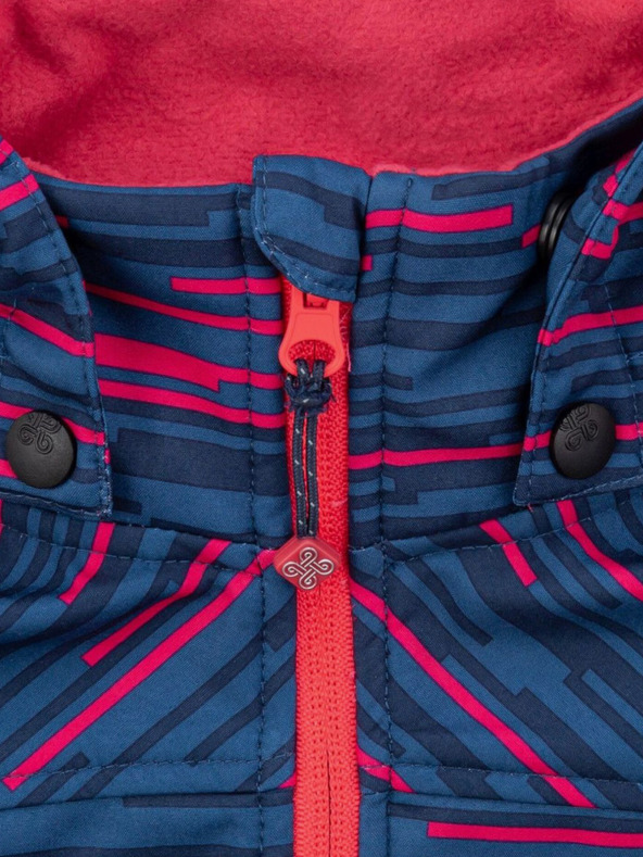 Kilpi Μπλε σακάκι softshell με σχέδια για κορίτσια Kilpi RAVIA