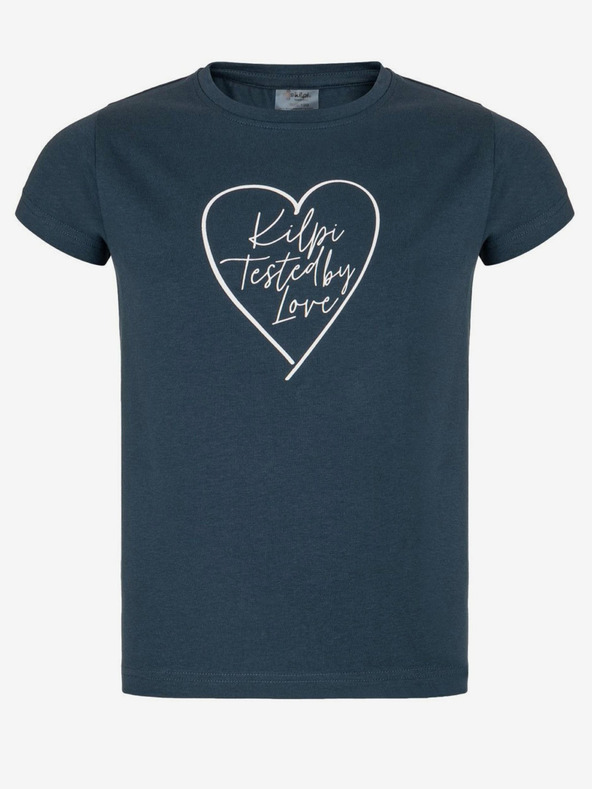 Kilpi Σκούρο μπλε βαμβακερό μπλουζάκι για κορίτσια Kilpi ALBION-JG