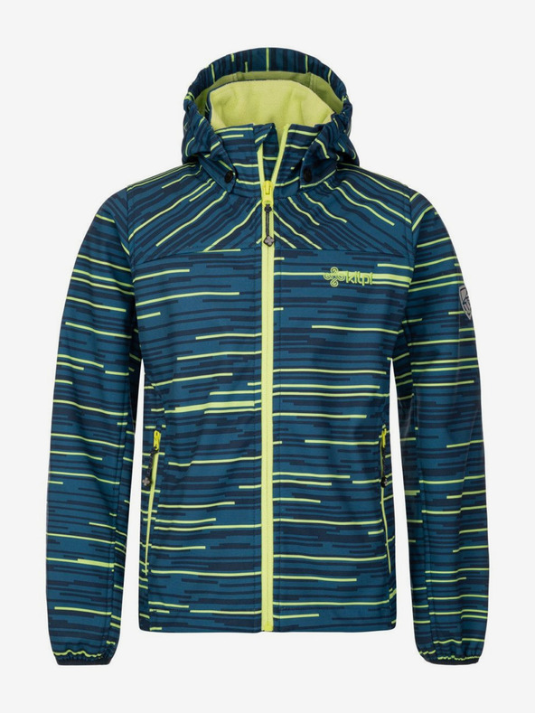 Kilpi Πετρόλ ριγέ softshell μπουφάν για αγόρια Kilpi RAVIO