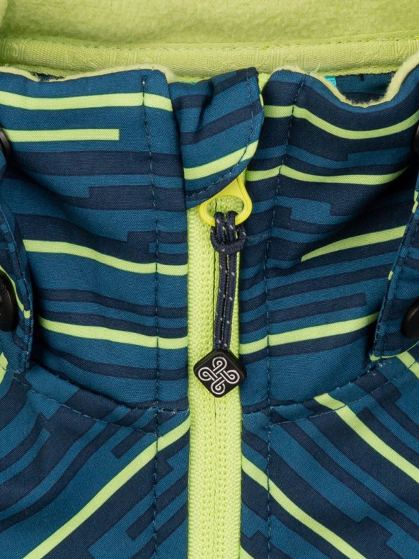 Kilpi Πετρόλ ριγέ softshell μπουφάν για αγόρια Kilpi RAVIO