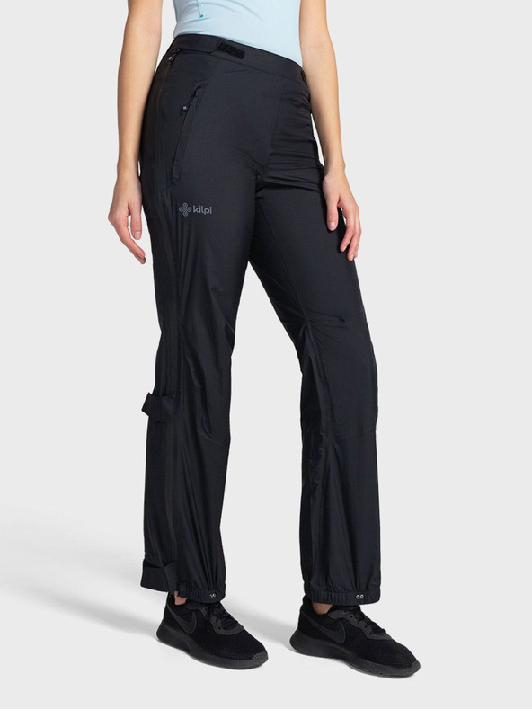 Kilpi Μαύρο γυναικείο παντελόνι outdoor Kilpi ALPIN