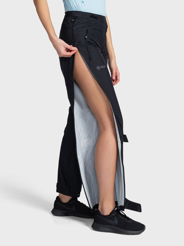 Kilpi Μαύρο γυναικείο παντελόνι outdoor Kilpi ALPIN