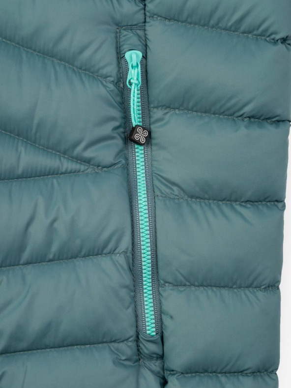 Kilpi Γυναικείο πουπουλένιο μπουφάν Kilpi PYRAMIDEN σε μπλε και πετρόλ χρώμα
