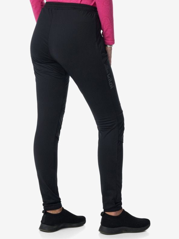 Kilpi Μαύρο γυναικείο αθλητικό παντελόνι Kilpi NORWELL