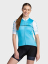 Kilpi Ανοιχτό μπλε γυναικείο αθλητικό μπλουζάκι με φερμουάρ Kilpi CORRIDOR
