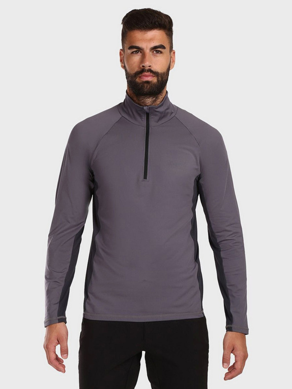 Kilpi KILPI WILLIE Γκρι ανδρικό αθλητικό θερμικό μπλουζάκι
