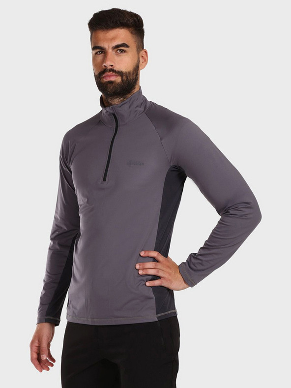 Kilpi KILPI WILLIE Γκρι ανδρικό αθλητικό θερμικό μπλουζάκι