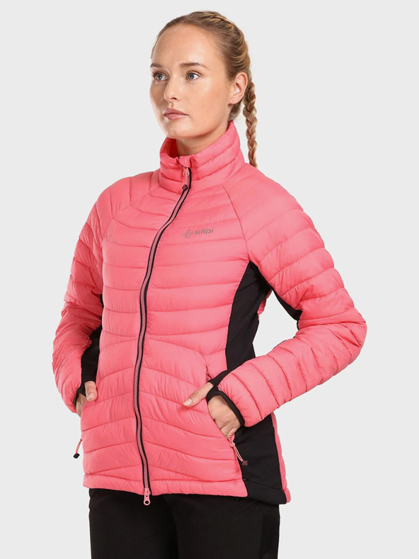 Kilpi Ροζ γυναικείο αθλητικό μπουφάν με καπιτονέ Kilpi ACTIS