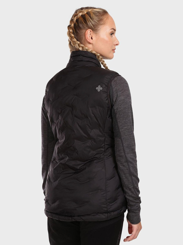 Kilpi Μαύρο γυναικείο καπιτονέ γιλέκο Kilpi NAI