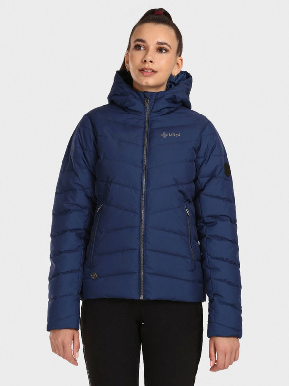 Kilpi Σκούρο μπλε γυναικείο χειμερινό καπιτονέ μπουφάν Kilpi TASHA